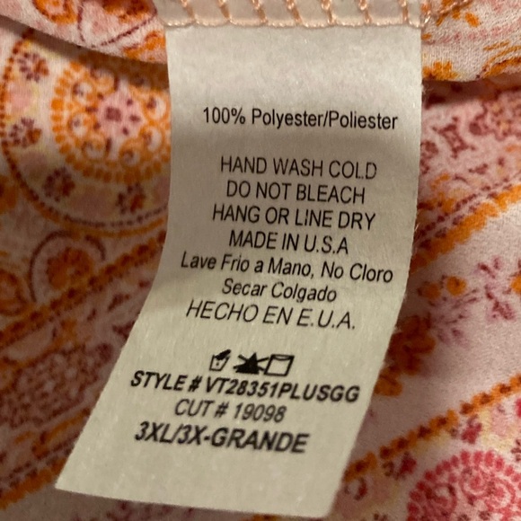 NWOT Kimono/Coverup Plus Size 3X - Picture 6 of 9